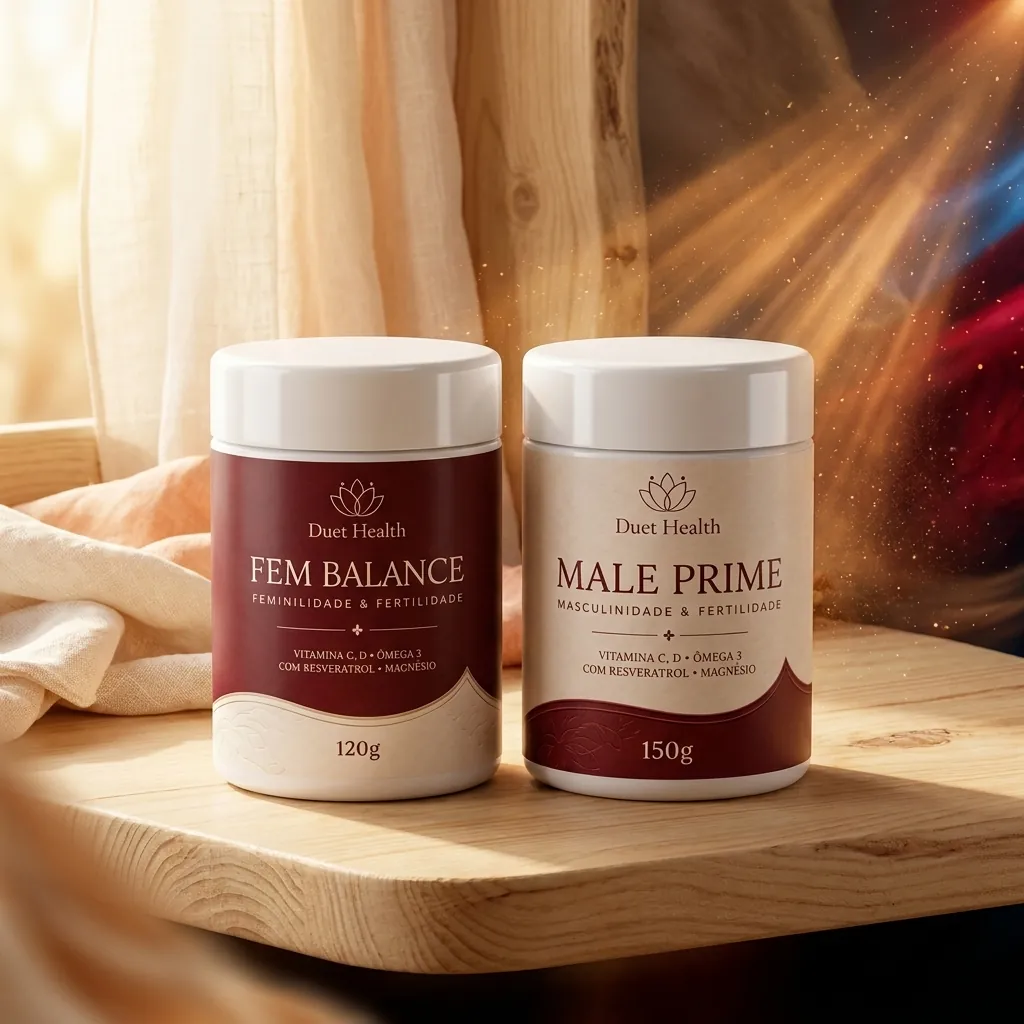 Kit Casal Duet Health — Fem Balance e Male Prime